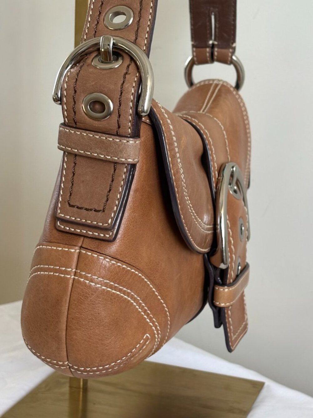 Rare COACH Leather Soho Shoulder Bag - Picture 5 of 10